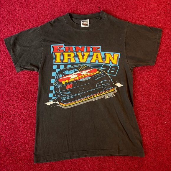 Chase Authentics Other - Vintage Ernie Irvan NASCAR Racing Graphic Tee – Black